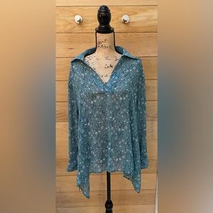 CAbi Chase Blouse.  Size S.